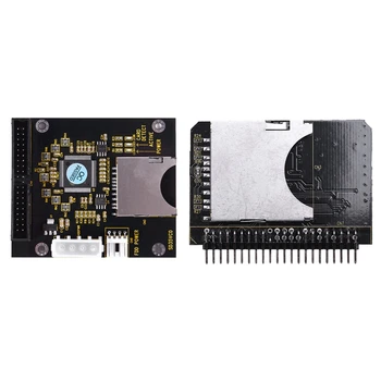2 db SD SDHC SDXC MMC kártya IDE 3,5 hüvelykes apa adapter 40 tűs és 44 tűs