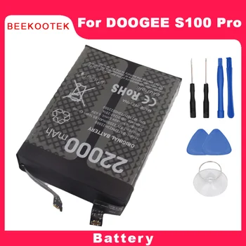  Új eredeti DOOGEE S100 Pro akkumulátor belső beépített mobiltelefon akkumulátor Bateria BAT22M23H22000 DOOGEE S100 Pro S100pro telefonhoz