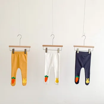 2023 tavasz ősz koreai kisfiúk bugyi pamut rugalmas derék stretch vékony sokoldalú csecsemő fiúk leggings újszülött fiú nadrág