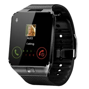 Népszerű DZ09 Smart Watch Bluetooth Gyermek telefon Watch érintőképernyős kártya Multinacionális nyelv Intelligens hordható hívás