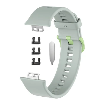  Smartwatch gumiszalag Huawei Watch Fit csuklópánt hurok karkötő csere vízálló öv izzadságálló T3EB