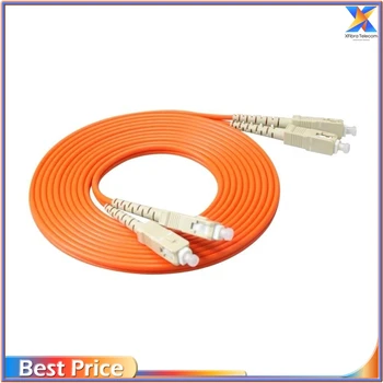 XFibra-szálas optikai patch kábel, SC, UPC-SC, UPC, 3.0mm, OM2 Multimode 50/125 Duplex, 1-10m száloptikai kábel