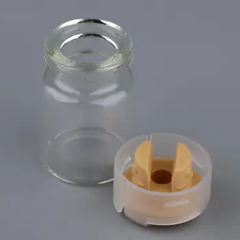 2 20db üres steril üveg lezárt szérum injekciós üvegek Folyékony tartályok 5ml sárga