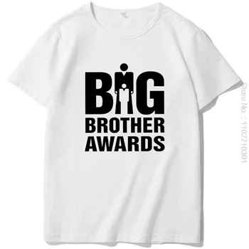Big Brother Awards Nyári Harajuku Streetwear grafikai pólók Túlméretezett férfi rövid ujjú póló Pólók Felsők férfi ruhák