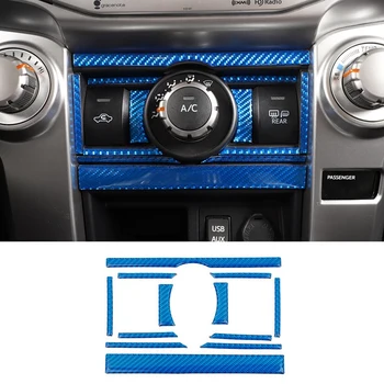Toyota 4Runner 2010-2023 szénszálas autó központi vezérléséhez légkondicionáló kapcsolópanel burkolat belső tartozékok