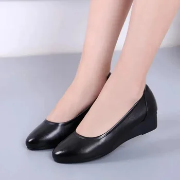 A puha alsó kényelmes viselni Professzionális lejtős és kerek irodai cipők Nők 2023