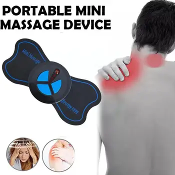 Mini elektromos nyakmasszírozó 6 masszázs mód relaxáció izom nyakmasszázs vibrációs relaxációs test vállmasszírozó Patc W2H4