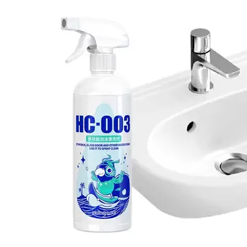 Fürdőszoba vízkőoldó spray vízkőeltávolító zuhanytisztító hab 500ml erőteljes vízkőoldó tisztítószer habosító tisztítószer