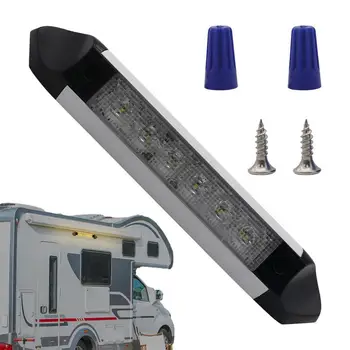 LED RV napellenző lámpák IP67 vízálló LED rúdlámpák Univerzális, 8W nagy fényerejű hajólámpa járművekhez Lakókocsi teherautók Tornácok