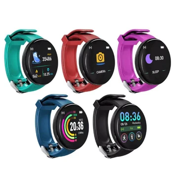  Smart Watch kerek vérnyomásmérő pulzusmérő férfi fitneszkövető SmartWatch Android IOS női sport elektronóra
