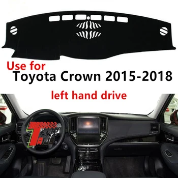 TAIJS gyárilag kiváló minőségű, szennyeződésmentes flanel műszerfalfedél Toyota Crown 2015-2018 Balkormányos