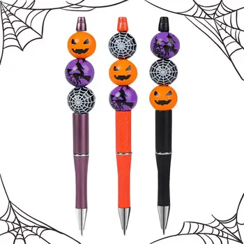 Halloween tollak Ömlesztett golyóstollak Ömlesztett 3db Aranyos Halloween Pens Party kedvez a választéknak Szórakozás és kísérteties diákírási kellékek
