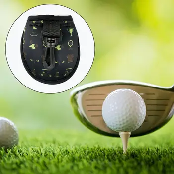 Mini golflabda táska Golf zseb neoprén golflabda tároló táska derékcsomag golflabda tartó golfozók szabadtéri sportolásához