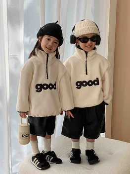 Őszi téli családi párosítás meleg kabát Gyermek lány fiú sportkabát Apa anya Gyerekek Hozzáillő ruha
