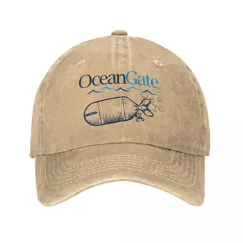 OceanGate Baseball sapkák Vintage szomorú farmer Titanic tengeralattjáró sport fejfedő Uniszex stílusú kültéri Minden évszak utazási kalapok