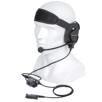 HD03 Tactical Bowman Elite II headset mikrofon U94 PTT adapterrel HYT Hytera PD680 X1P PD660 PD600 walkie talkie rádióhoz