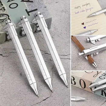 Íróeszköz Uniszex forgó Mérőgolyóskála Vonalzó író eszköz Vernier féknyergek toll