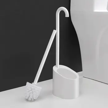 WC-kefetartó tisztítás Mosás Fürdőszoba talppal Wc dekoráció tisztítás Mosás WC-kefe készlet Padlón álló mágneses