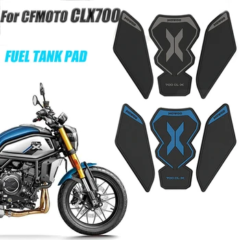 Motorkerékpár üzemanyagtartály-párna védő matrica Oldalsó párna térdmarkolat matrica készlet dekoráció CFMOTO CLX700-hoz 700CL-X 700 CL-X