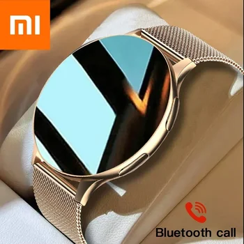 Xiaomi 2023 Új Smart Watch kerek okosóra Bluetooth hívások órák Férfi női fitnesz karkötő egyedi óraszámlap +díszdoboz