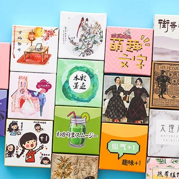 40 db/doboz Aranyos rajzfilm matrica címke Kawaii napló Kézzel készített ragasztópapír Flake Korea matrica scrapbooking írószer