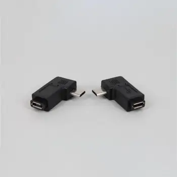 fok balra és jobbra ferde Mini USB 5pin anya - Micro USB apa adat szinkronizálási adapter dugó Micro USB - Mini USB csatlakozó