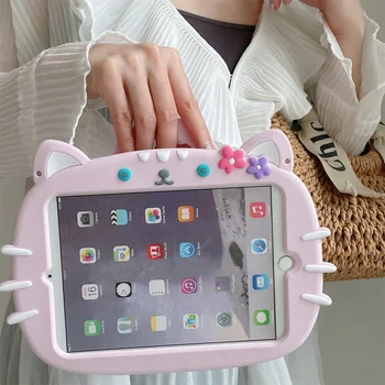 iPad Pro 11 Case esetén Kawaii Hello Kitty iPad 10.9 esetén 10. 9. 8. 7. generáció 9.7 2018 Case 360 forgó állvány táblagép fedél