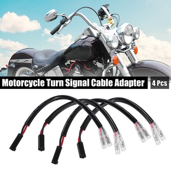 Motoforti motorkerékpár irányjelző kábel adapter csatlakozók Suzuki motorkerékpárhoz Irányjelző kábelezési adapter dugó 4 db