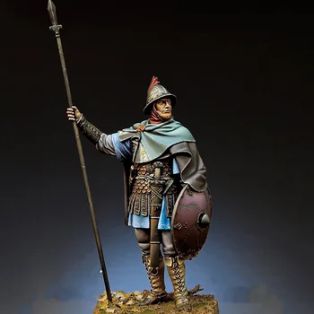 1/24 Karoling lovassági férfi állvány Gyanta figura Modell készletek Miniatűr gk szétszerelés festetlen