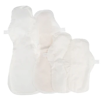 1db Mosható vékony újrafelhasználható pamutpárnák Menstruációs kendő Egészségügyi puha párnák Szalvéta vízálló bugyi bélés Női higiéniai párnák