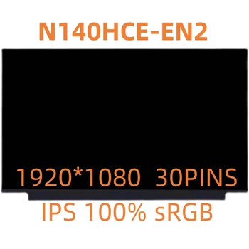 N140HCE-EN2 N140HCE EN2 14 hüvelykes laptop vékony LCD LED IPS kijelző 30Pin FHD 1920X1080 100% sRGB matt csere