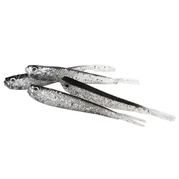ChinookLure Soft Bait SoftFish Fork Tail horoggal vagy anélkül Swimbaits Jerkbaits szilikon halcsali horgászfelszerelés