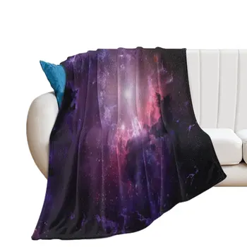  Minta testreszabása Starry Sky Space Universe ágytakaró ágytakaró takaró Flanel könnyű mikro lélegző