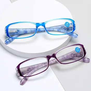 kényelmes hordozható vintage elegáns ultrakönnyű keret kékfény-mentes szemüveg olvasószemüveg szemvédelem
