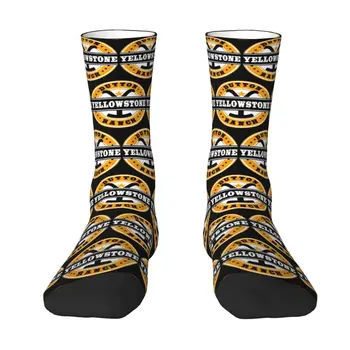 Divat Yellowstone zokni Női Férfi Meleg 3D nyomtatás Dutton Ranch Kosárlabda Sport zokni