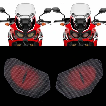 Motorkerékpár 3D első burkolatú fényszóró matrica Védőmatricák védelme a HONDA CRF1000L CRF 1000L AFRICA TWIN 2016-2018 számára