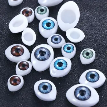 20Pcs műanyag baba szemek vicces biztonság állatos játék plüssbáb készítő szemek DIY baba játék szemek kézműves kiegészítők