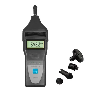 Digitális fordulatszámmérő DT-2858 fotoelektromos fordulatszámmérő 0,5r / perc ~ 99 999 r / perc sebesség, vonalsebesség vagy frekvencia érintkező fordulatszámmérő