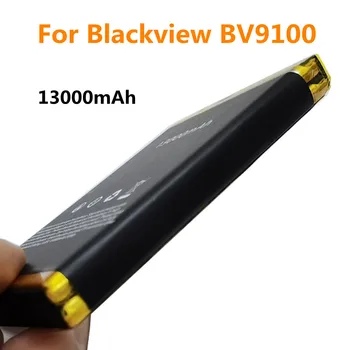 13000mAh 100% eredeti kiváló minőségű akkumulátor a Blackview BV9100 akkumulátorhoz Batteria gyors szállítás + követési szám