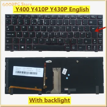 Laptop Shell Lenovo Y400 Y430P Y410P Y410N Y500 Y510 Y590 notebook billentyűzet Lenovo notebookhoz