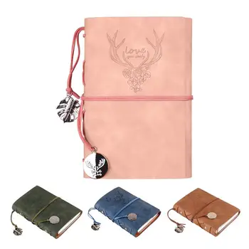 Binder notebook rendszerező Kivehető egyszerű kézi főkönyv Aranyos kis jegyzettömbök Kreatív A6 Journal Pocket notebookok Utazók