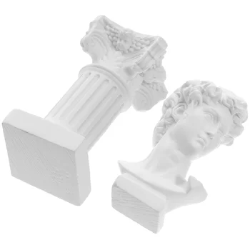 Görög szobor mellszobor Gyanta Mitológia Szobor Fehér római oszlopok Görög oszlopok Dávid főművész Figura római