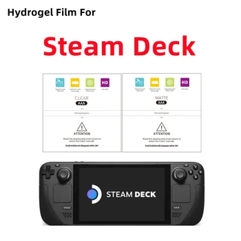 2db matt hidrogél film Steam Deckhez HD képernyővédő fólia Steam Deckhez átlátszó matt TPU hidrogél védőfólia