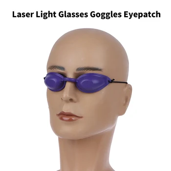 Védő szemtapasz lézeres fényszemüveg védőszemüveg UV szemvédelem beltéri és kültéri napozóágy barnító szemüveg állítható
