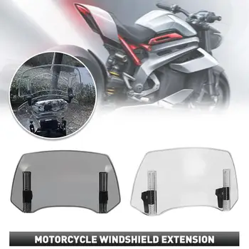  motorkerékpár állítható magasságnövelő lemez motorkerékpár szélvédőhöz Univerzális kis szélvédő motorkerékpár tartozék H4y0