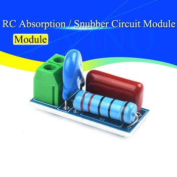 RC abszorpció / Snubber áramkör modul relé érintkező védelem ellenállás túlfeszültség