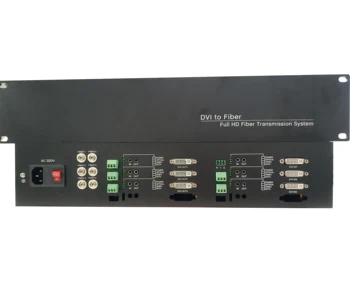 DVI száloptikás multiplexer 10KM DVI száloptikai videó konverter