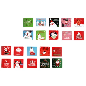 20db Karácsonyi áldás kártyák Fesztivál üzenőkártyák Üdvözlőlapok (véletlenszerű szín)