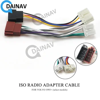 12-128 ISO rádióadapter VOLVO 1993+ géphez (egyes típusokon) Kábelköteg csatlakozó Kábelköteg kábel dugója