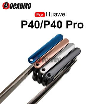 SIM-kártya Huawei P40 P40Pro Pro SIM-tálca tartóhoz Micro SD foglalat foglalat adapter csere alkatrészek